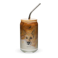 Custom Pet Glass Can Tumbler