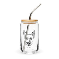 Custom Pet Glass Can Tumbler