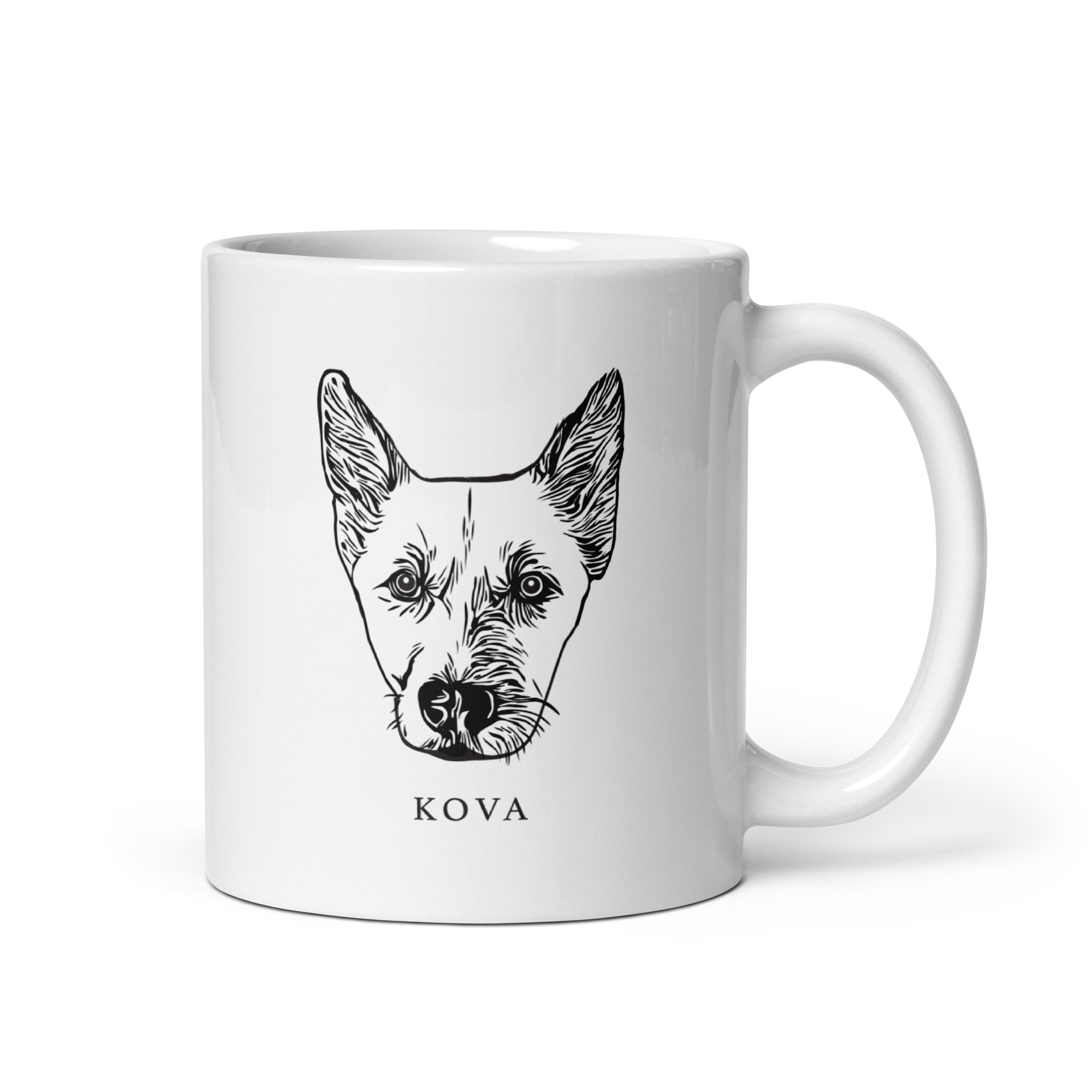 Custom Pet Mug Personalized Dog Mug Wagged Tails