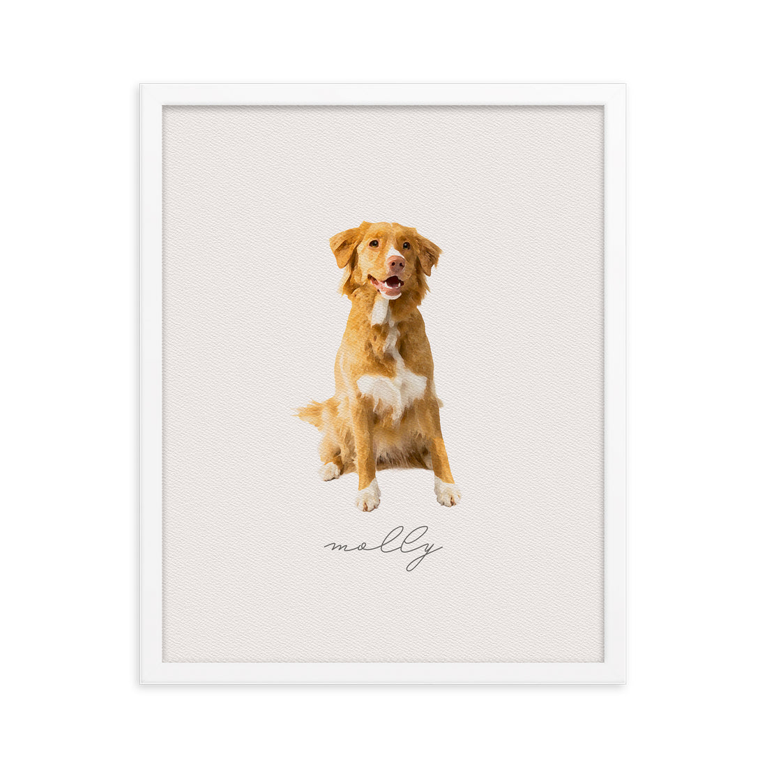 Watercolor Pet Portrait | Pet Portraits | Custom Pet Portraits | Wagged Tails