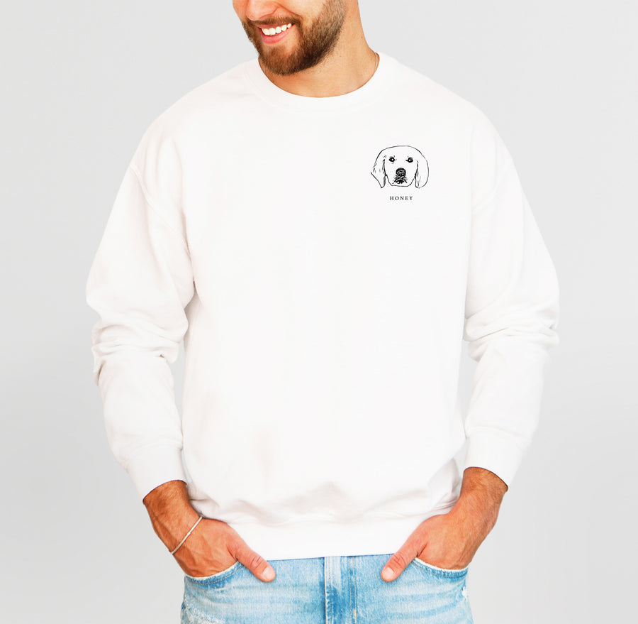 Personalized Dog Sweatshirt | Custom Dog Sweatshirt | Wagged Tails