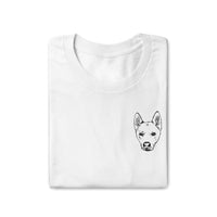 Personalized Dog Shirt | Custom Dog Shirt | White | Wagged Tails