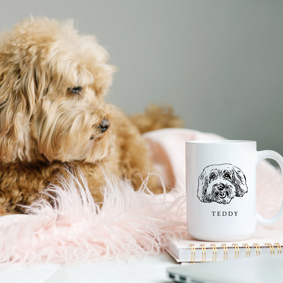Personalized mug sales dog